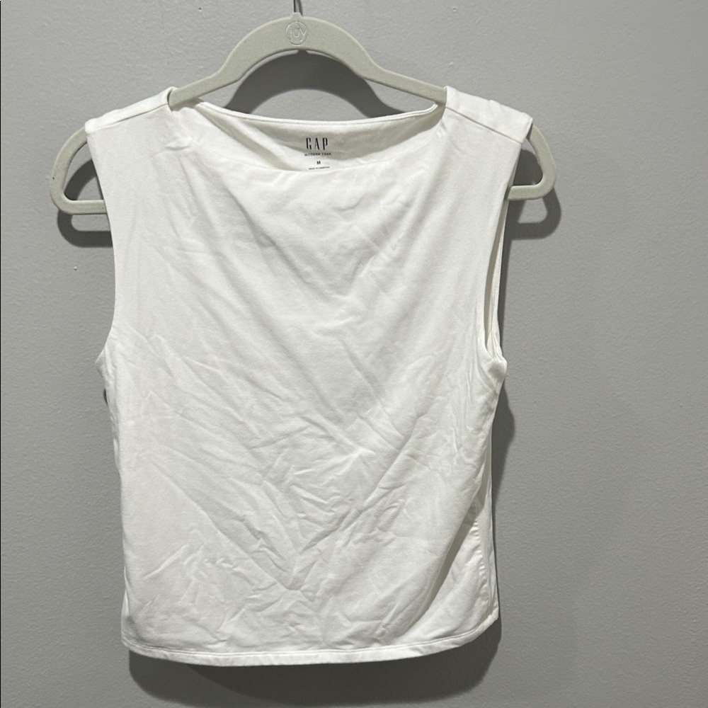 GAP Women's Classic White Muscle Tee